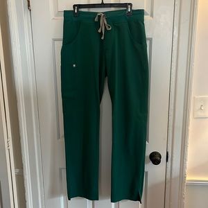 Green Cargo Figs Pants